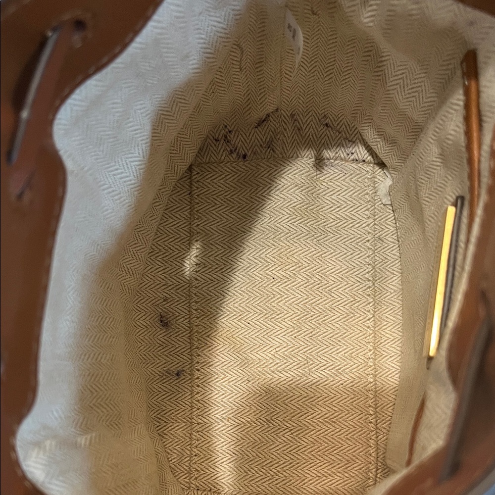 Brown and Gold Embellished Women Bag - Picture 4 of 5